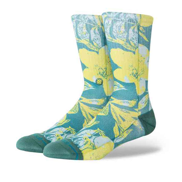 【STANCE】LIHUE CREW Green スタンス 靴下 スケートボード スケボー SKATEBOARD
