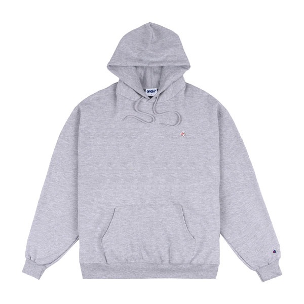 【CLASSIC GRIP】TONY PATCH HOODY heather grey クラシック グリップ パーカー フーディー スケートボード スケボー SKATEBOARD