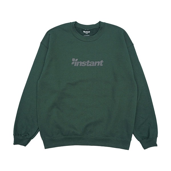 【instant】OG LOGO CREW NECK forest インスタント スウェット スケートボード スケボー SKATEBOARD
