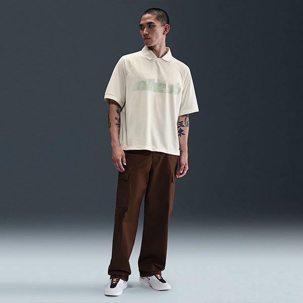 【NIKE SB】JACQUARD SKATEBOARD JERSEY カラー：sail HV4458-133　ナイキ エスビー 半袖 スケートボード スケボー SKATEBOARD