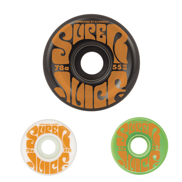 【OJ wheels】MINI SUPER JUICE  サイズ：55mm 硬度：78A オージェイ スーパージュース  ウィール クルーズ ソフト  スケートボード スケボー SKATEBOARD