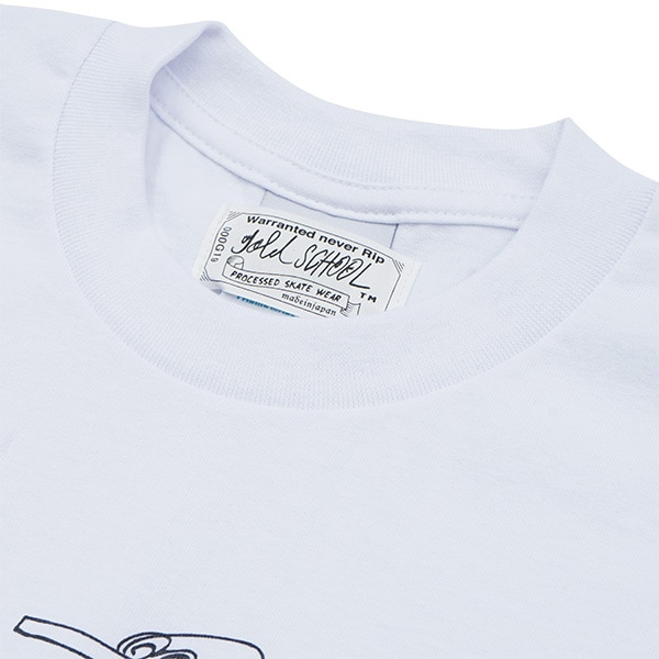 GOLD SKOOL】G-BOY T-SHIRT white ゴールドスクール Tシャツ