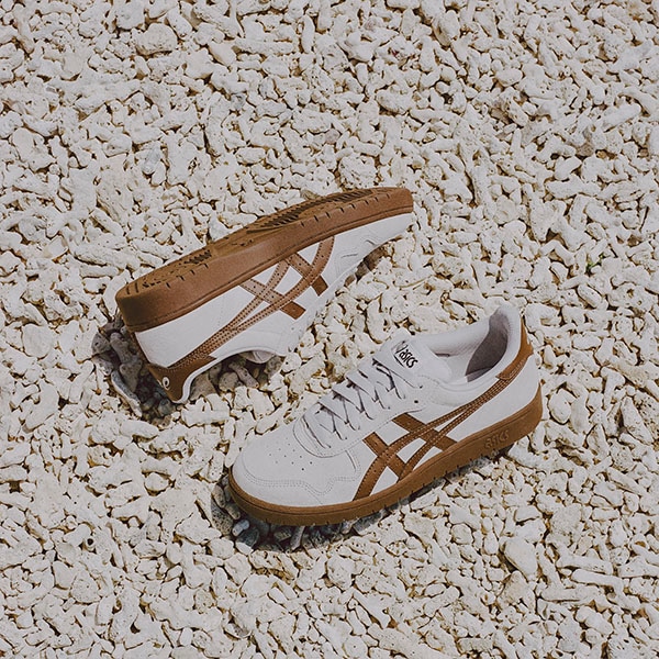 アシックス　スケートボード　スケシュー　23cm asics skatebording】 JAPAN PRO カラー： cloud grey/brown