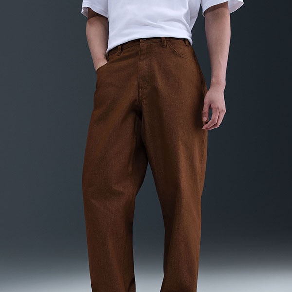 NIKE SB】LOOSE DENIM SKATEBOARD PANTS カラー：mosswood brown