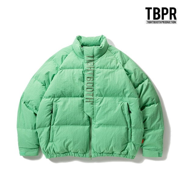 TIGHTBOOTH】PLAC DOWN JKT カラー：light green タイトブース