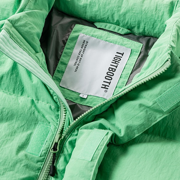 TIGHTBOOTH】PLAC DOWN JKT カラー：light green タイトブース