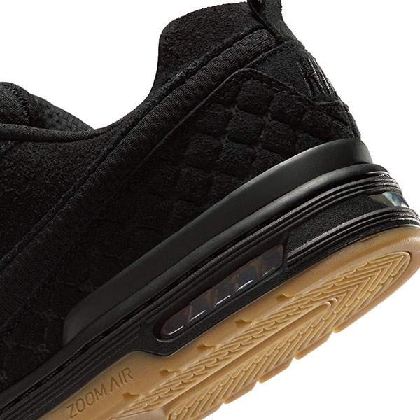 【NIKE SB】PAUL RODRIGUEZ ZOOM AIR LOW QS カラー：black/black-gum lt brown IQ6827-001　ナイキ エスビー ポール・ロドリゲス スケートボード スケボー シューズ 靴 スニーカー SKATEBOARD SHOES