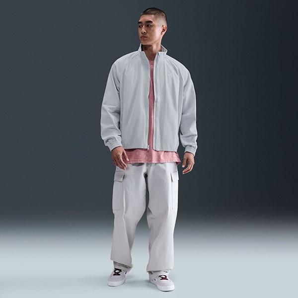 NIKE SB】DENIM FULL-ZIP TRACK JACKET カラー：football grey