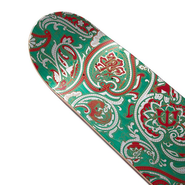 Evisen】PAISLEY RED TURQUOISE 7.8インチ エビセン スケートボード