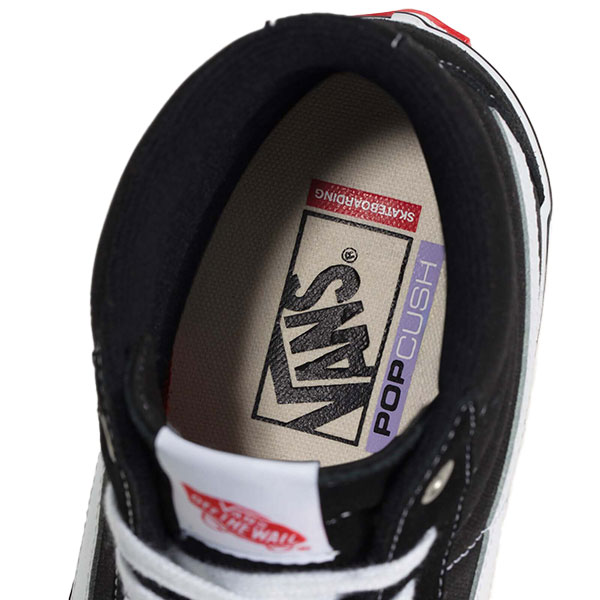 【VANS】SKATE SK8 HI BLACK/WHITE バンズ シューズ 靴 スニーカー スケートボード スケボー  SKATEBOARD SHOES