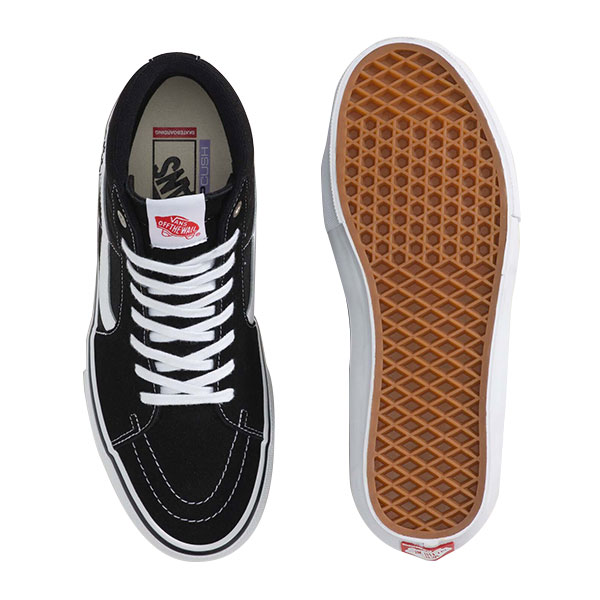 【VANS】SKATE SK8 HI BLACK/WHITE バンズ シューズ 靴 スニーカー スケートボード スケボー  SKATEBOARD SHOES