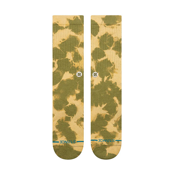 【STANCE】SPOTTY DYE CREW Olive スタンス 靴下 スケートボード スケボー SKATEBOARD