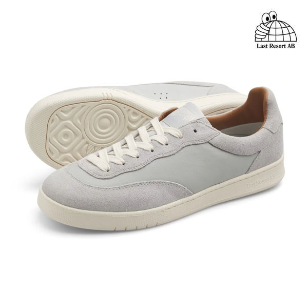 【Last Resort AB】CM001 LO SUEDE/LEATHER lt.grey/white　ラストリゾート シューズ スケートボード スケボー SKATEBOARD