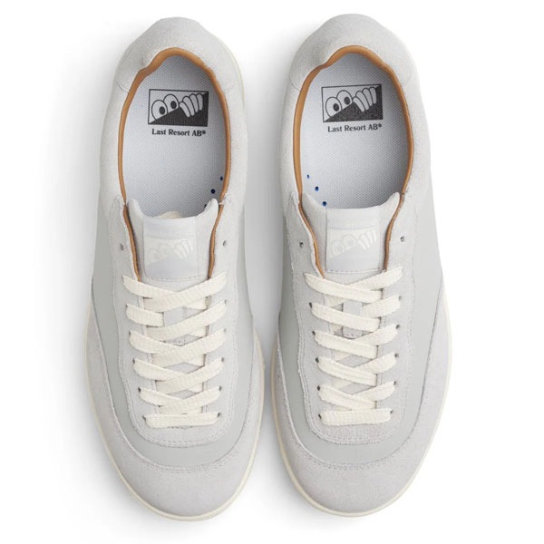 【Last Resort AB】CM001 LO SUEDE/LEATHER lt.grey/white　ラストリゾート シューズ スケートボード スケボー SKATEBOARD