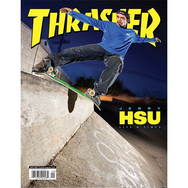 【THRASHER】SEPTEMBER 2025 ISSUE #542 2025.9月号 スラッシャー マガジン 書籍 雑誌 スケートボード スケボー SKATEBOARD