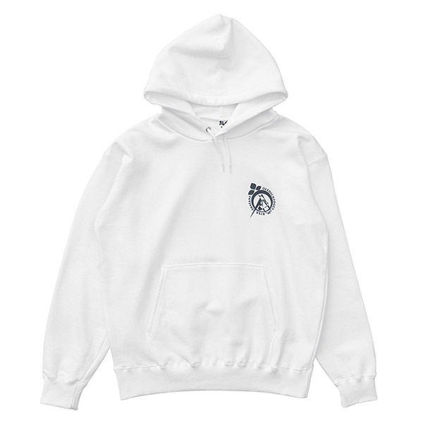 【OLEDICKFOGGY×RISK×INSTANT】MOOSE HOODIE white インスタント パーカー スケートボード スケボー SKATEBOARD
