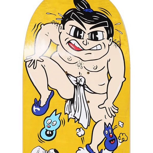 【POLAR】Shin Sanbongi BONGI BOY YELLOW 8.25インチ　ポーラー スケートボード スケボー デッキ  SKATEBOARD DECK