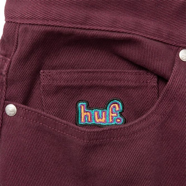 【HUF】CROMER SIGNATURE PANT wine ハフ パンツ ズボン スケートボード スケボー SKATEBOARD