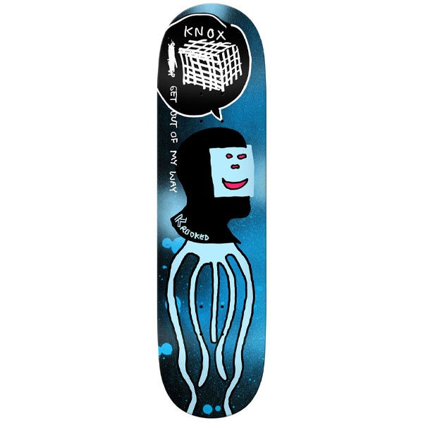 KROOKED スケートボードデッキ 8.25 KROOKED】Tom Knox SQUID WAY 8.25インチ クルキッド スケート