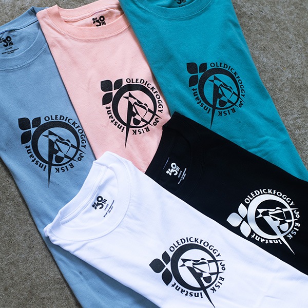 【OLEDICKFOGGY×RISK×INSTANT】LOGO TEE pink インスタント Tシャツ スケートボード スケボー SKATEBOARD