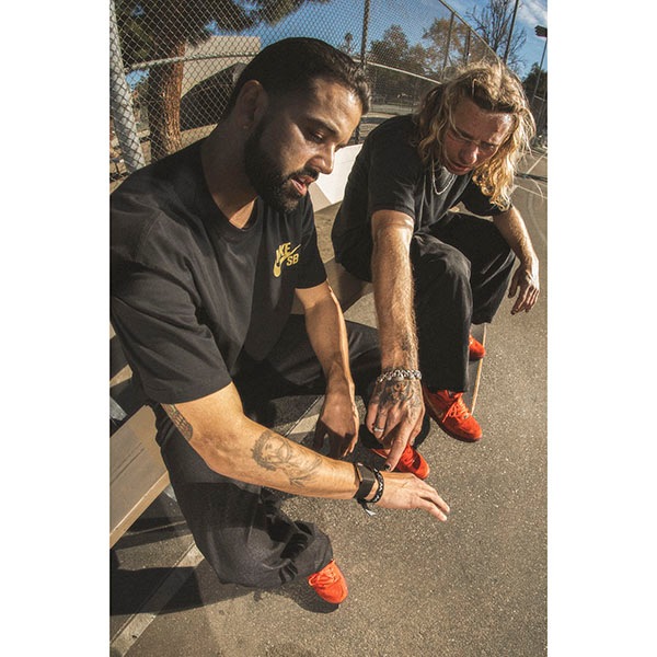 【NIKE SB】PAUL RODRIGUEZ ZOOM AIR LOW QS カラー:habanero red/club gold IQ5648-600 ナイキ エスビー ポール・ロドリゲス スケートボード スケボー シューズ 靴 スニーカー SKATEBOARD SHOES