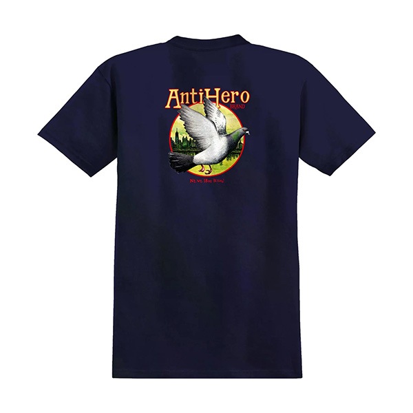ANTI HERO】HOMERS TEE navy アンチヒーロー Tシャツ スケートボード