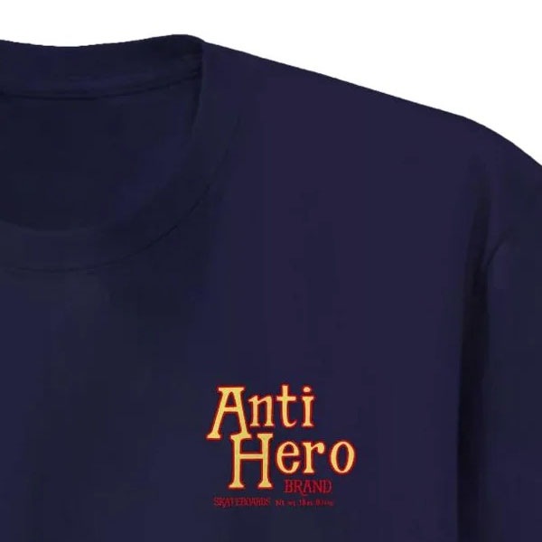 ANTI HERO】HOMERS TEE navy アンチヒーロー Tシャツ スケートボード
