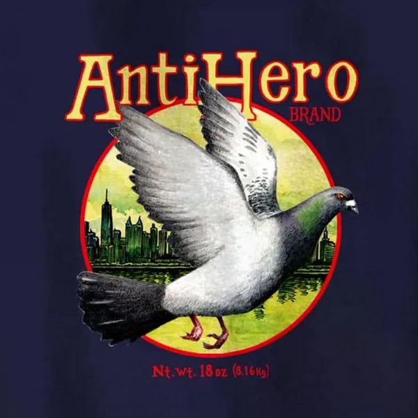 ANTI HERO】HOMERS TEE navy アンチヒーロー Tシャツ スケートボード