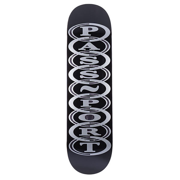 PASS~PORT】HOOPS BLACK 8.25インチ パスポート スケボー デッキ