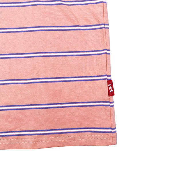 【S.U.R】BORDER S/S TEE カラー:pink シュルリアル ティーシャツ 半袖 スケートボード スケボー SKATEBOARD