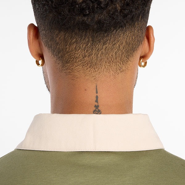 【NEW BALANCE NUMERIC】NB NUMERIC ADVANCED RUGBY SHIRTS MT53703 カラー：dark olive (DEK)　ニューバランス ヌメリック ラグビーシャツ スケートボード スケボー SKATEBOARD