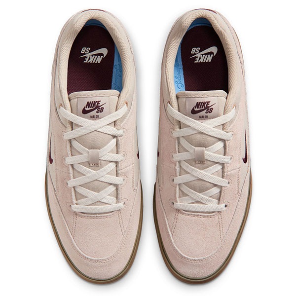 【NIKE SB】MALOR カラー：creamⅡ/burgundy crush FV6064-203　ナイキ エスビー スケートボード スケボー シューズ 靴 スニーカー SKATEBOARD SHOES