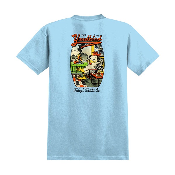 ANTI HERO】JALOPI YARDBIRD TEE heather light blue アンチヒーロー T