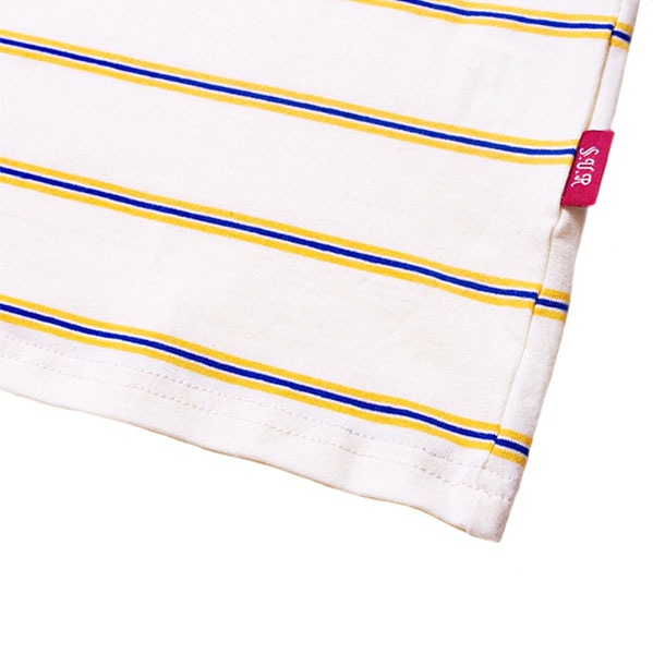 【S.U.R】BORDER S/S TEE カラー：white シュルリアル ティーシャツ 半袖 スケートボード スケボー SKATEBOARD
