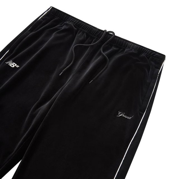 【NEW BALANCE NUMERIC×GRAND COLLECTION】 VELOUR TRACK PANT black ニューバランス ヌメリック グランド スケートボード スケボー SKATEBOARD