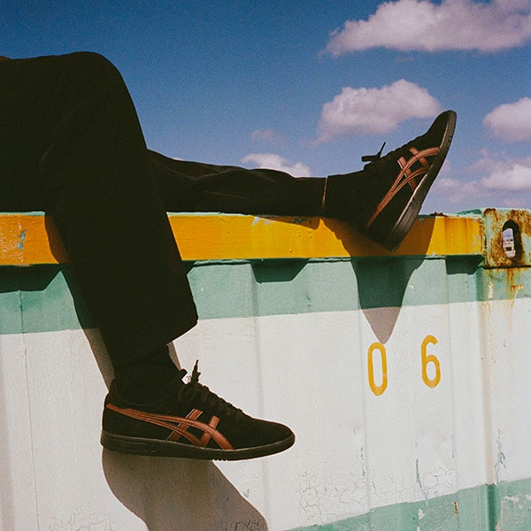 【asics skatebording】 GEL-VICKKA PRO  カラー：black/reddish brown  アシックス スケートボーディング  スケートボード スケボー  シューズ 靴 スニーカー  SKATEBOARD SHOES