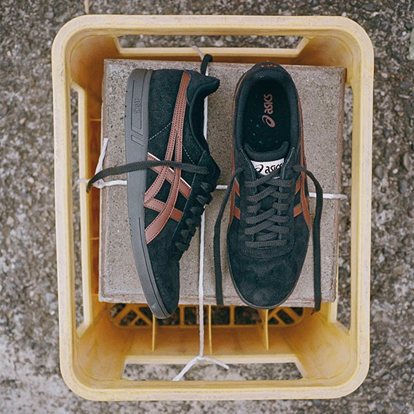 【asics skatebording】 GEL-VICKKA PRO  カラー：black/reddish brown  アシックス スケートボーディング  スケートボード スケボー  シューズ 靴 スニーカー  SKATEBOARD SHOES