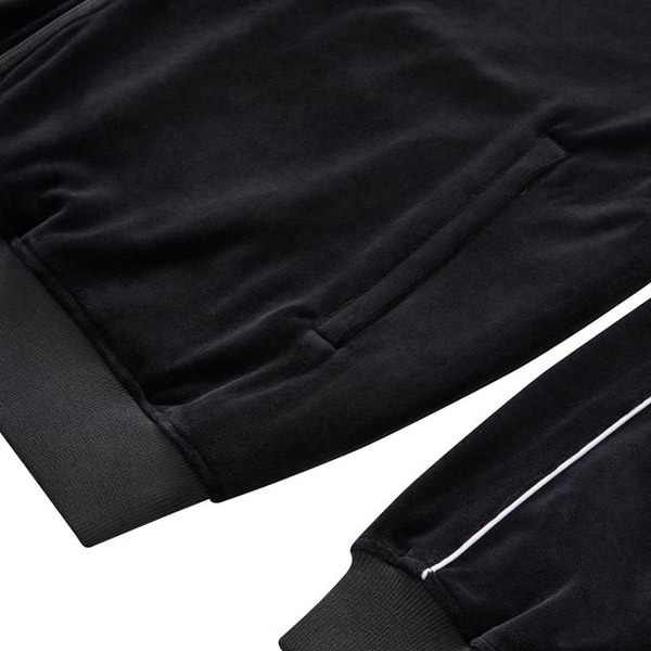 NEW BALANCE NUMERIC×GRAND COLLECTION】 VELOUR TRACK JACKET black