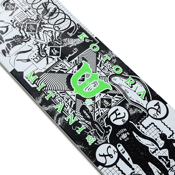 Evisen スケートボードコンプリート Evisen】Kotora Mitani NEW CHANNEL 7.8インチ エビセン スケート