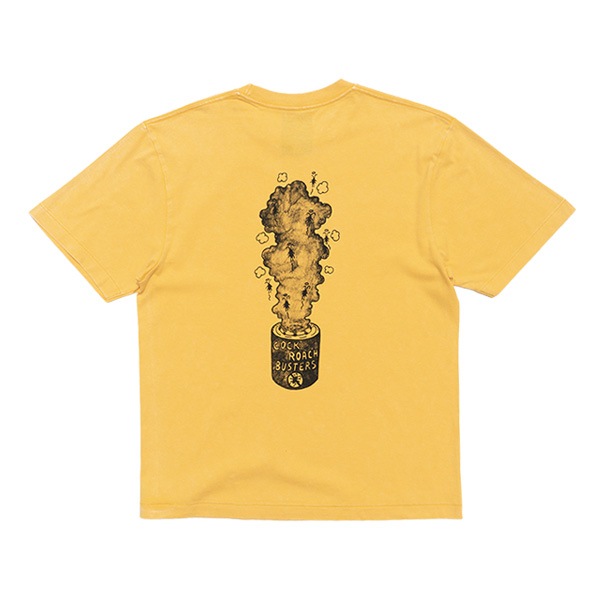 【COCKROACH】G BASTER TEE smokey yellow コックローチ Tシャツ スケートボード スケボー SKATEBOARD