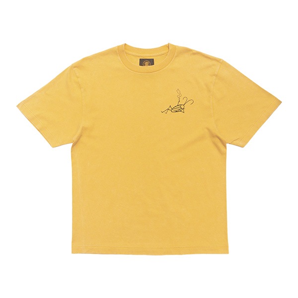 COCKROACH】G BASTER TEE smokey yellow コックローチ Tシャツ