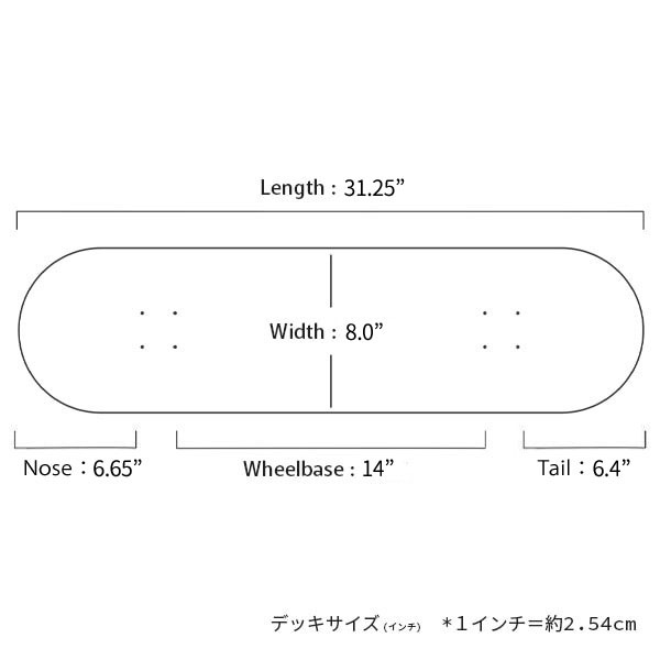 【HARDBODY】CLASSIC LOGO 8.0インチ　ハードボディ スケートボード スケボー デッキ SKATEBOARD DECK