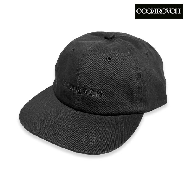 【COCKROACH】OG LOGO STICH CAP black コックローチ キャップ 帽子 スケートボード スケボー SKATEBOARD