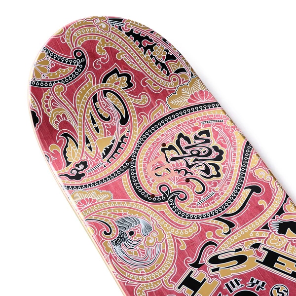 【シルエット】デッキ Evisen×HUF】PAISLEY DECK 8.0インチ エビセン スケートボード