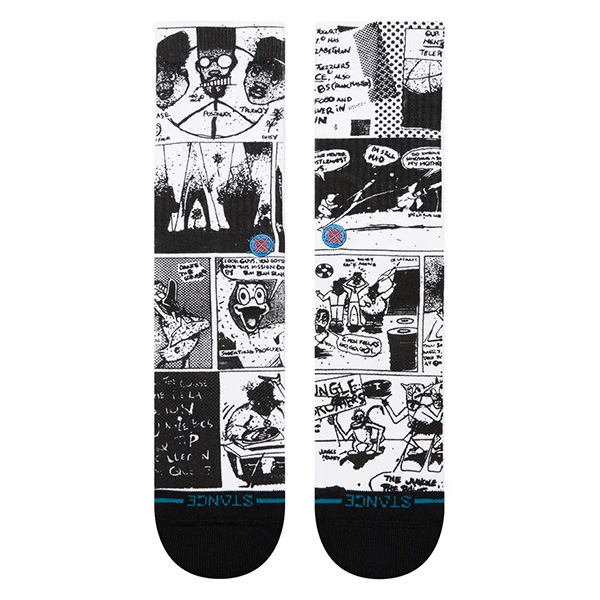 【STANCE】THE SLEEVE CREW <De La Soul> スタンス デ・ラ・ソウル ソックス キッズ 靴下 スケートボード スケボー SKATEBOARD