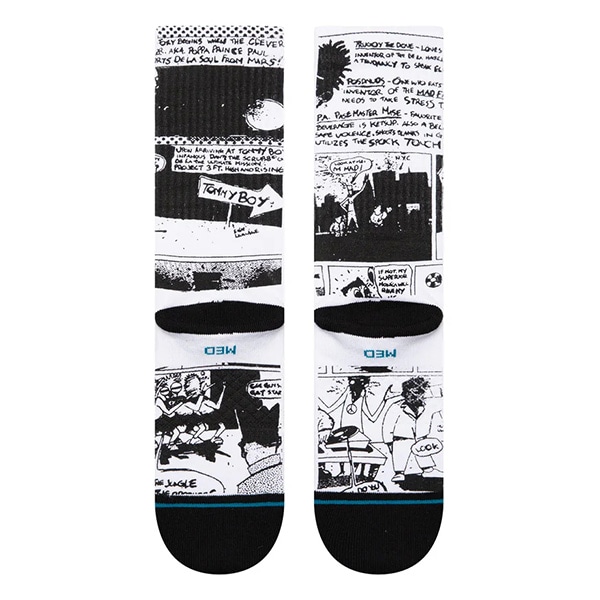 【STANCE】THE SLEEVE CREW <De La Soul> スタンス デ・ラ・ソウル ソックス キッズ 靴下 スケートボード スケボー SKATEBOARD