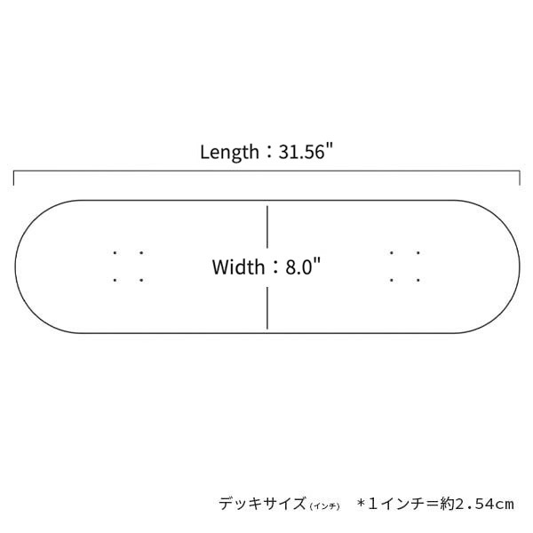 【TIGHTBOOTH】CHIP LOGO 8.0インチ タイトブース スケートボード スケボー デッキ  SKATEBOARD DECK