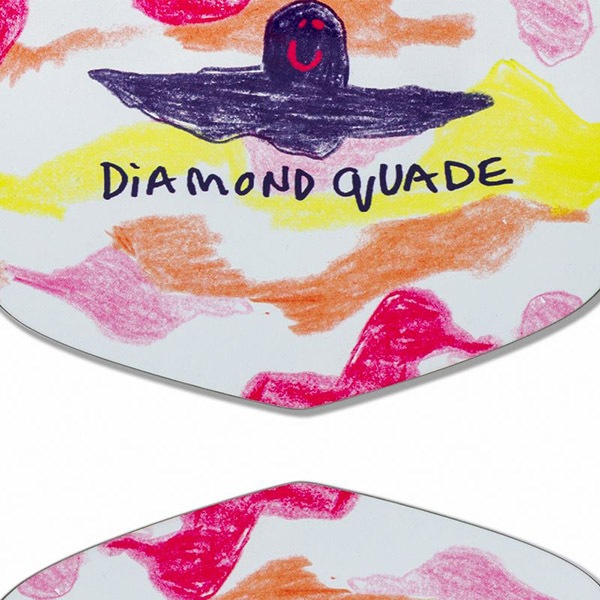 【KROOKED】SSD2026 DIMOND QUAD 10.75インチ クルキッド スケートボード スケボー デッキ  SKATEBOARD DECK