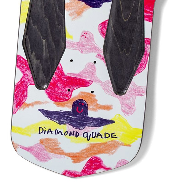 【KROOKED】SSD2026 DIMOND QUAD 10.75インチ クルキッド スケートボード スケボー デッキ  SKATEBOARD DECK