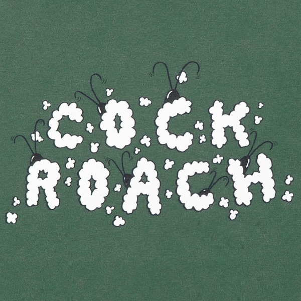 【COCKROACH】CHILL MOKU TEE smokey green コックローチ Tシャツ スケートボード スケボー SKATEBOARD